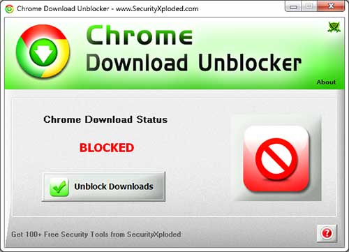 ChromeDownloadUnblocker Screenshot