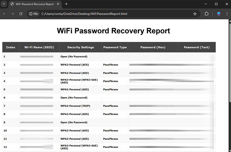 WiFiPasswordDecryptor